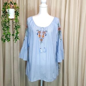 NWT Size 18 Alfred Dunner Embroidered Top